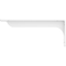 Ekena Millwork Embrey Steel Bracket, White Primer 2"W x 16"D x 6 1/2"H BKTM02X16X06EBPWH - alternate 10